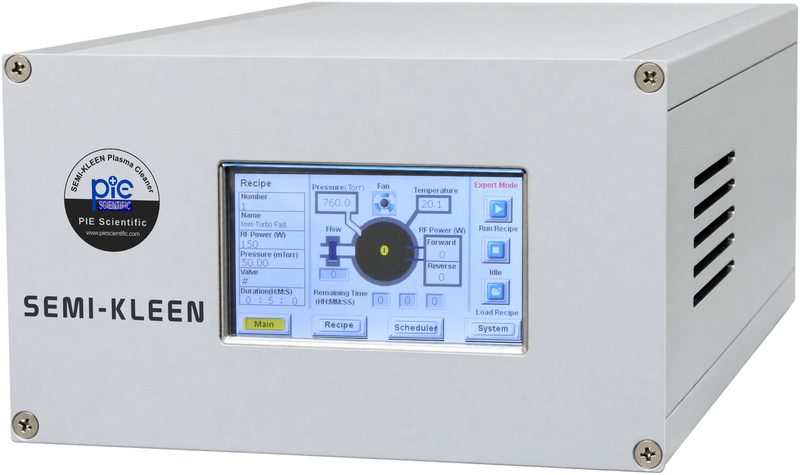 SEMI-KLEEN plasma source controller with touchscreen