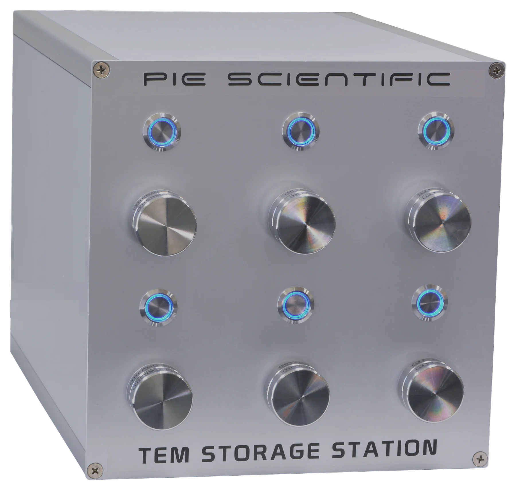 TEM specimen holder vacuum pumping and storage station